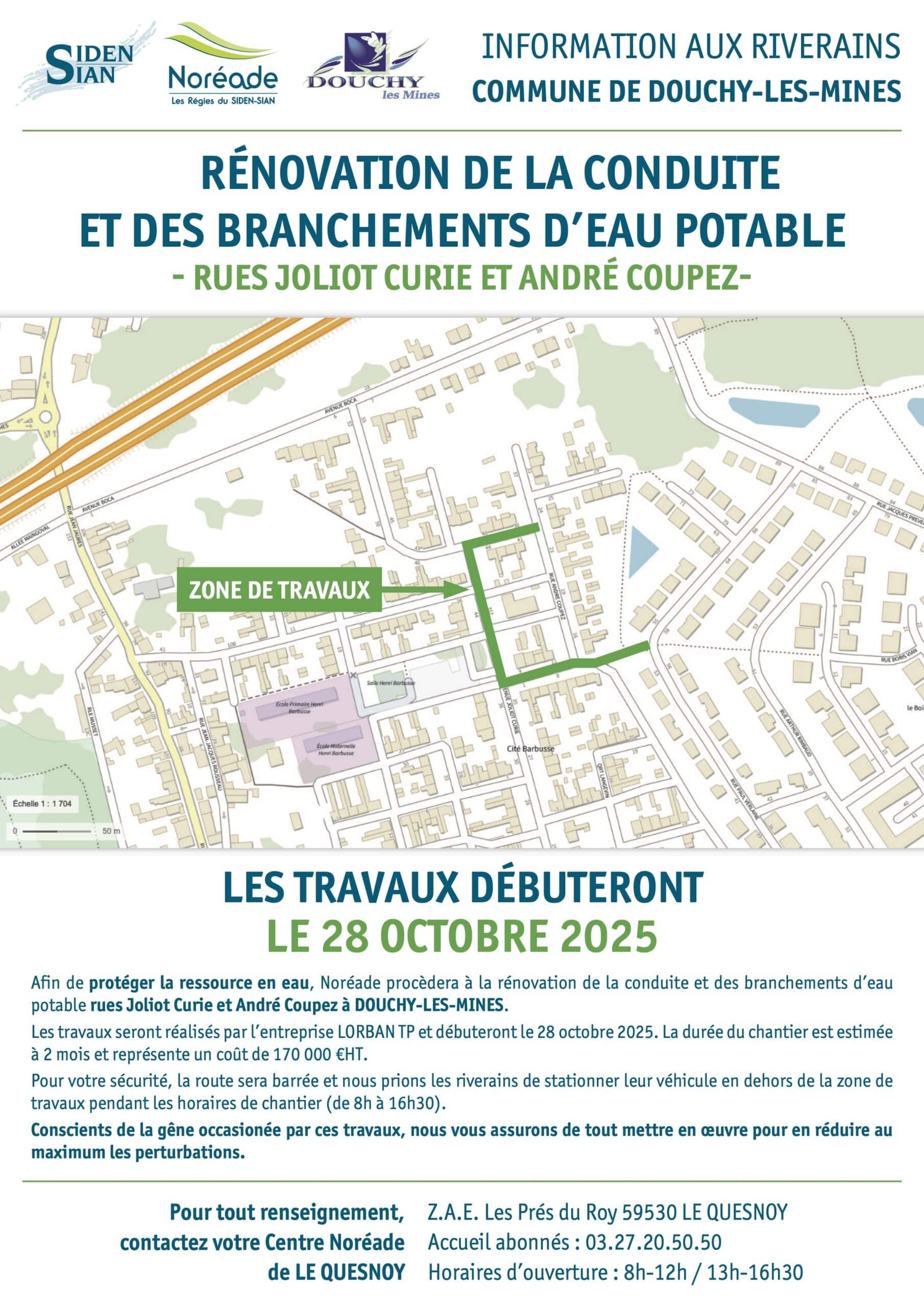 2025-10-23 Info Travaux Douchy Noréade Joliot Curie André Coupez