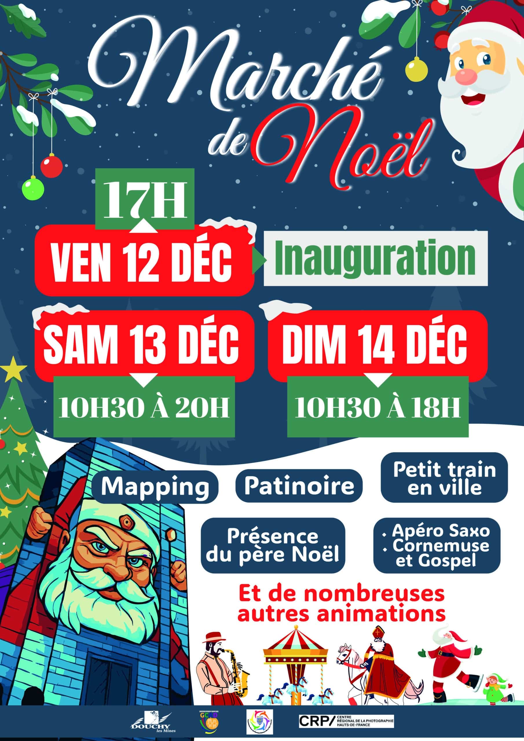 Affiche marché de Noël 2026