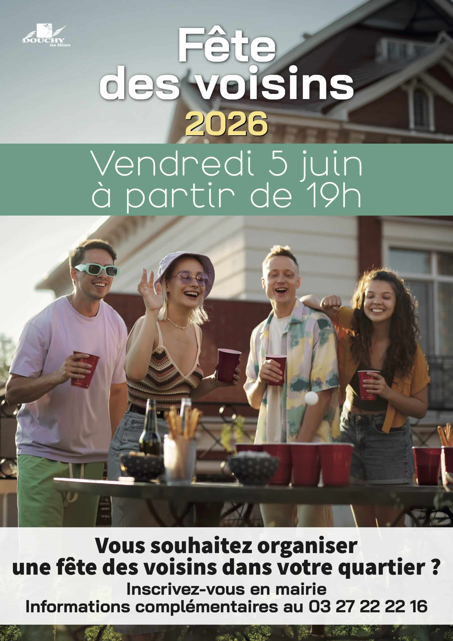 Affiche fête des voisins