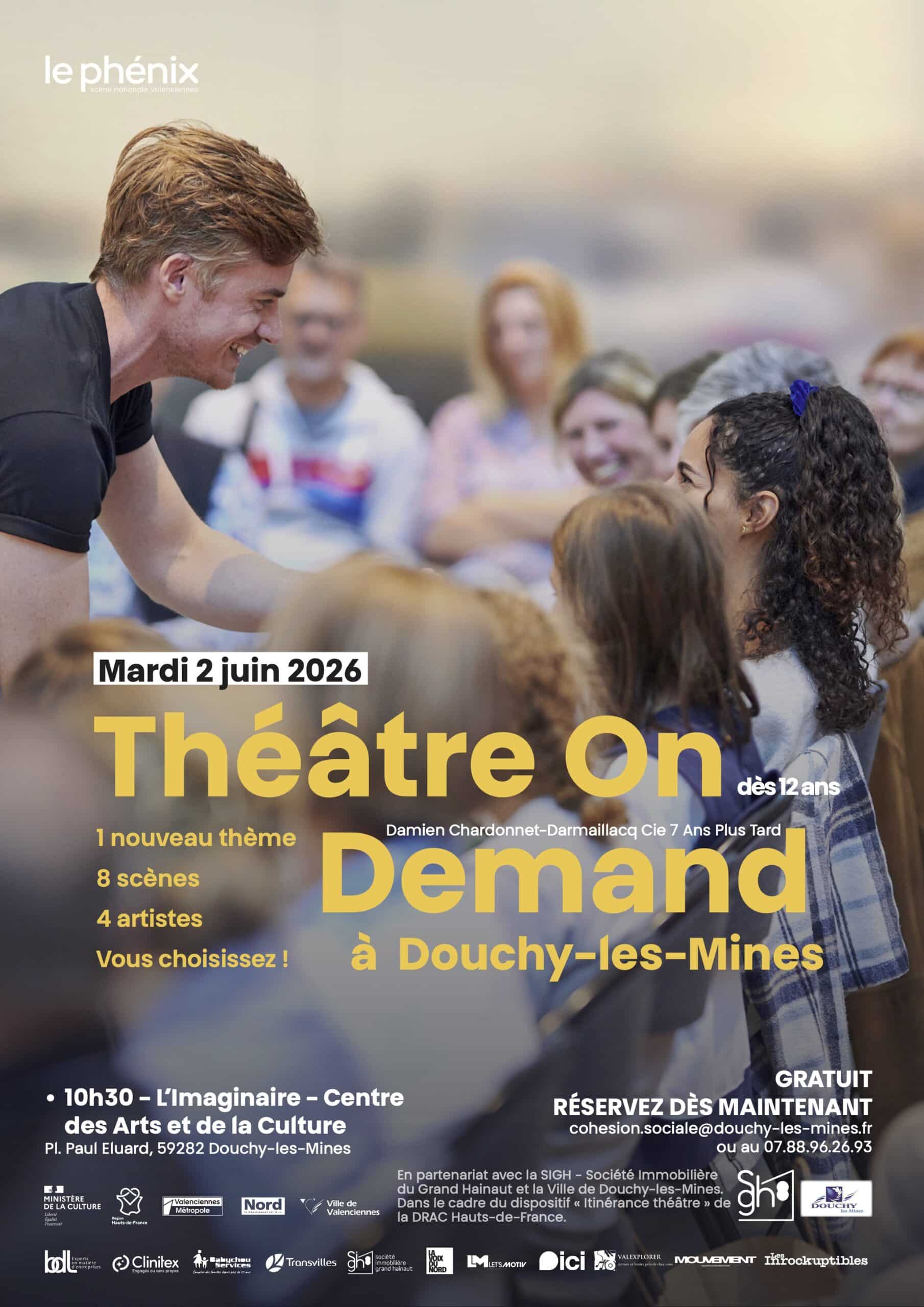 Affiches A4 A3 Théâtre on Demand à Douchy 2026