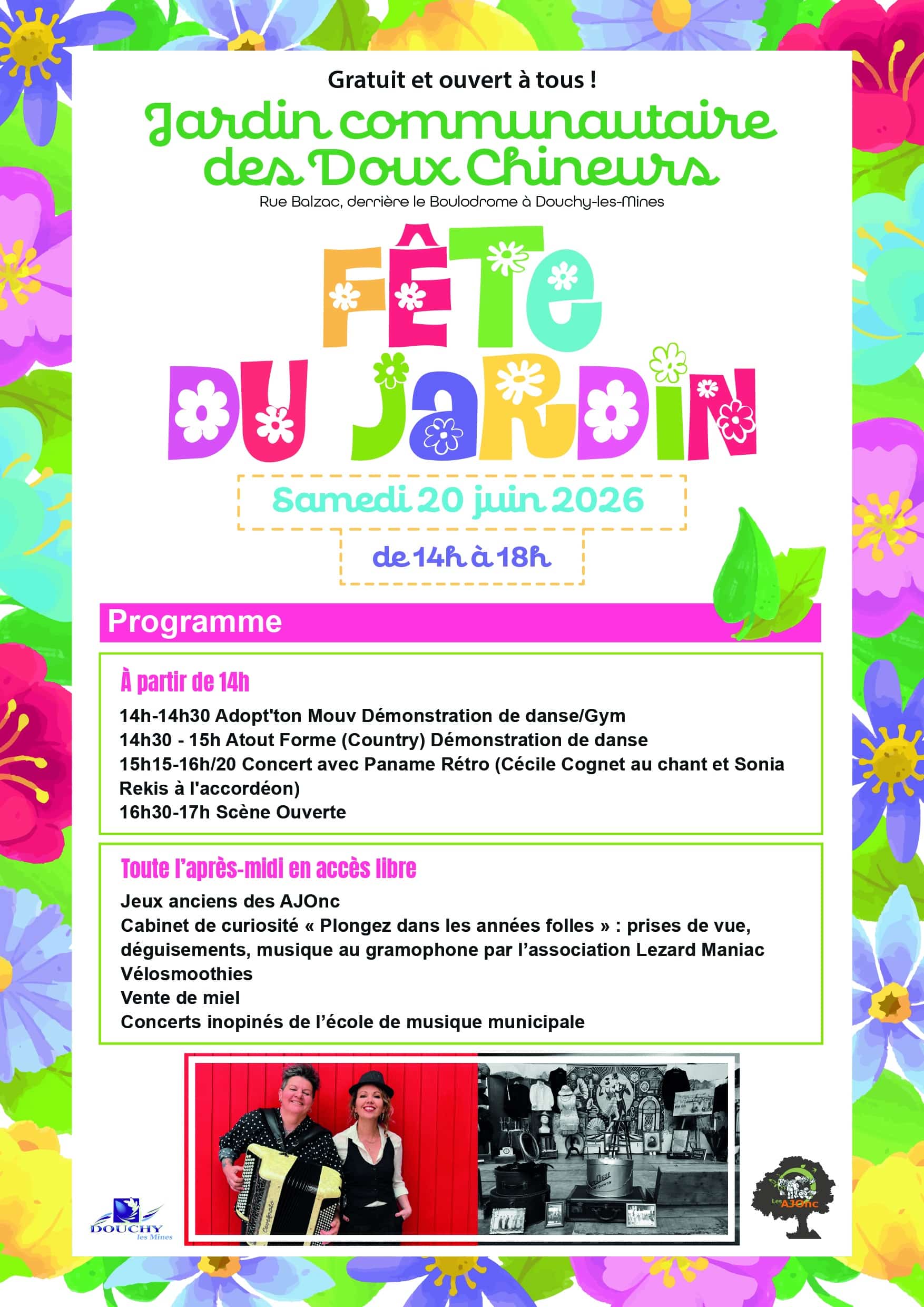 Affiche fête du jardin