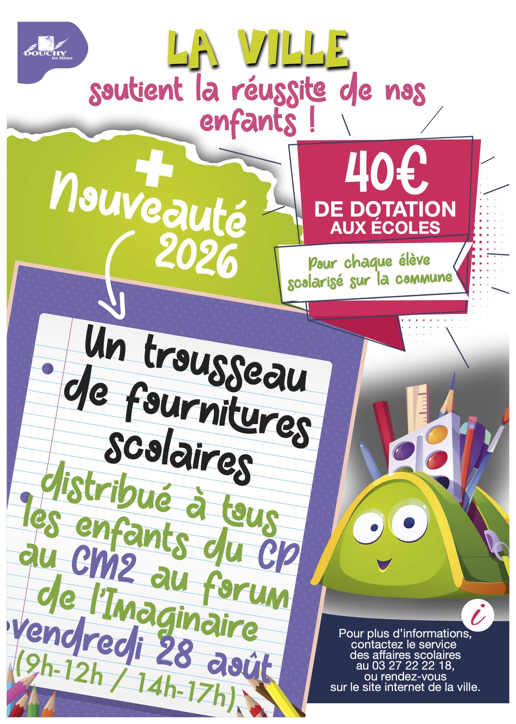 Flyer rentrée scolaire 2